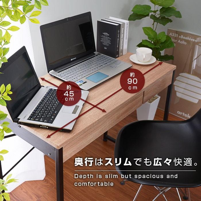 ワイエムワールド ＼店内全品ポイント5倍／パソコンデスク 幅90