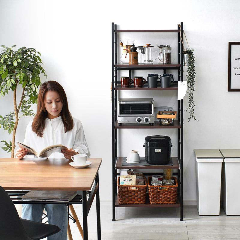 ワイエムワールド レンジボードレンジラック 食器棚 ワイエムワールド レンジ台 キッチンラック 食器棚 オープン