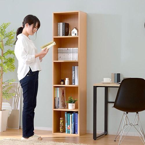 本棚 A4 カラーボックス 5段 オシャレ オープンラック 木製 00hn01002おしゃれ 北欧 収納棚 albero 通販