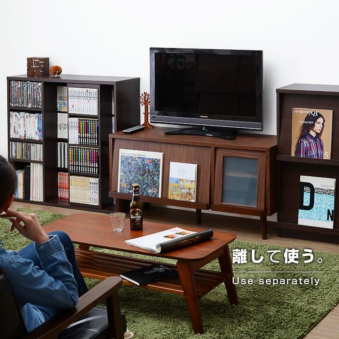 ワイエムワールド 【お値段見直し品】本棚 大容量 書棚 フラップ扉付き