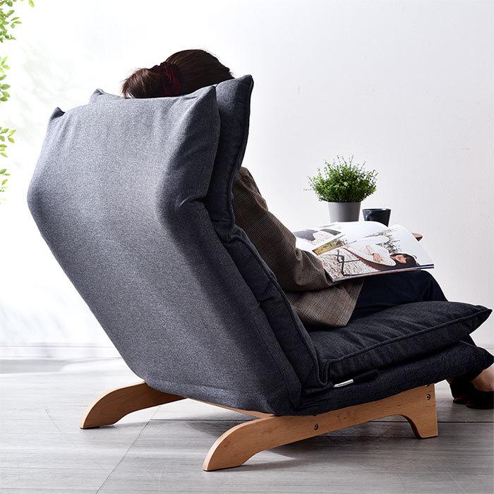 座椅子 ハイバック リクライニング 高座椅子 おしゃれ かわいい