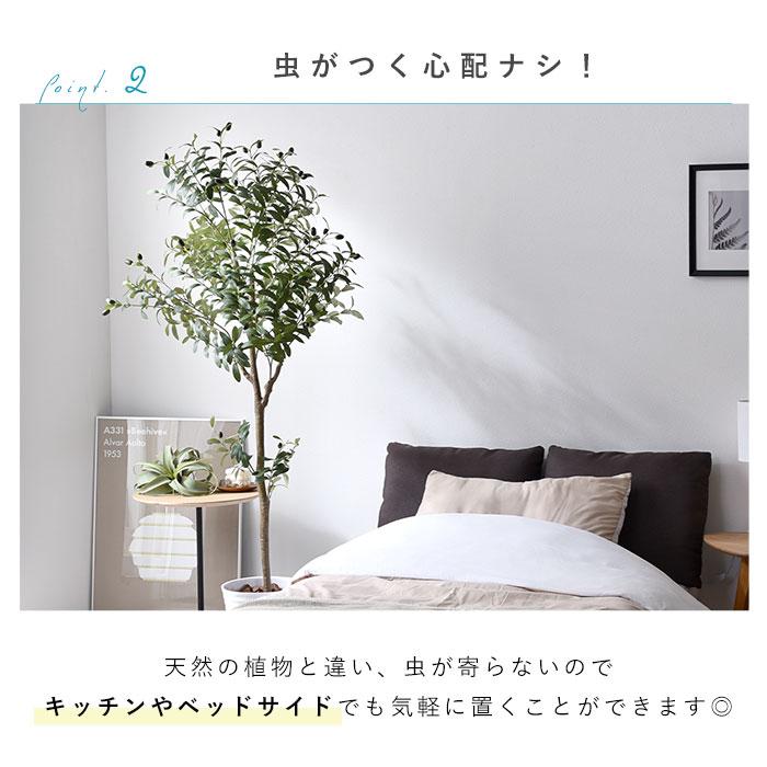 フェイクグリーン 大型 玄関 オリーブ オリーブの木 150cm 鉢植え おしゃれ 新築祝い スリム 人工観葉植物 観葉植物 フェイク インテリア リアル プランター 枝の画像