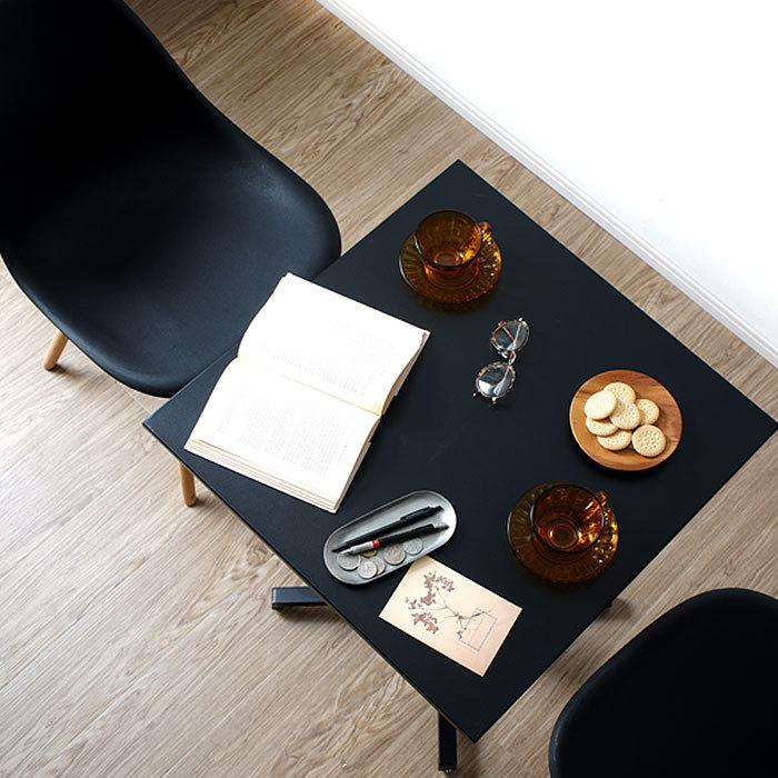 テーブル 正方形 60×60 一本脚 机 高さ73cm スクエアテーブル ハイ