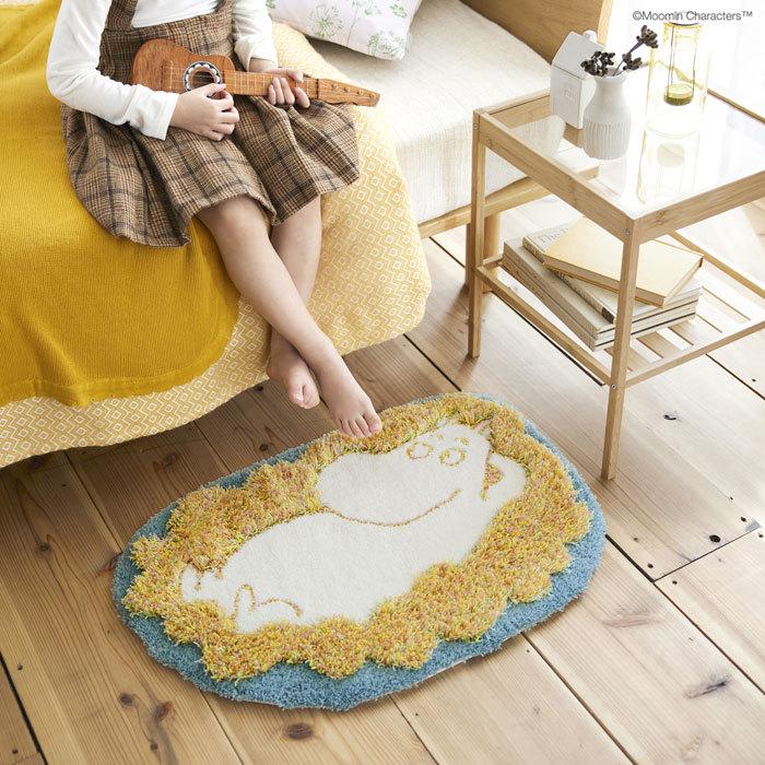Ekelund ムーミン　ラグマット Ekelund ムーミン ラグマット ムーミン ラグ マット 日本製 45×65cm