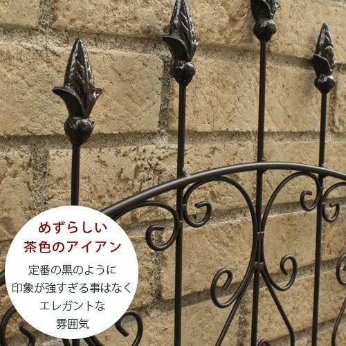 ガーデンフェンス アイアン 高さ220cm 2枚セット トレリス 安い