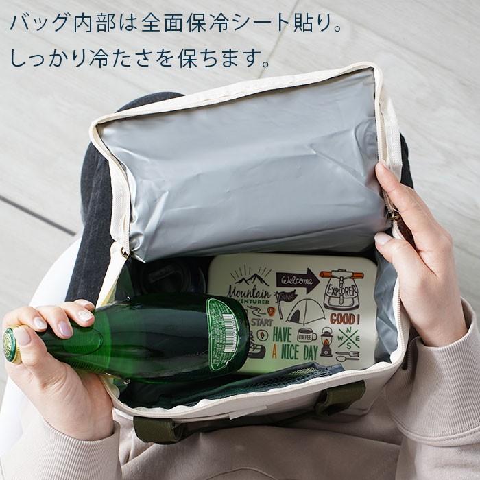 保冷 ランチバッグ 保冷バッグ クーラーバッグ トートバッグ お弁当 大容量 小さめ 6L｜alberoshop｜06