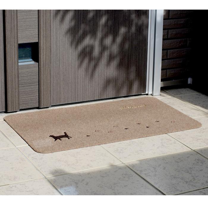 玄関マット 屋内 屋外 長方形タイプ 75cm×45cm 洗える 外 ドアマット エントランスマット ウェルカムマット モダン 泥落とし 北欧 ...