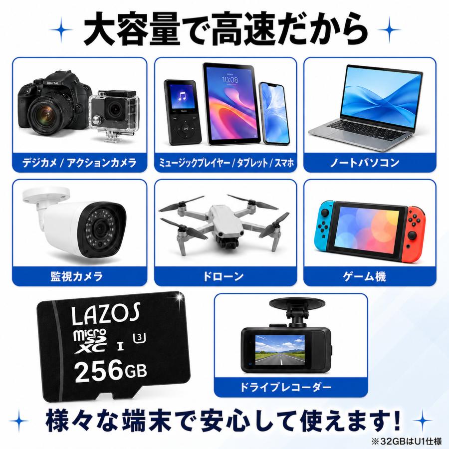 マイクロSDカード 64GB 高耐久 SDカード micro ドライブレコーダー