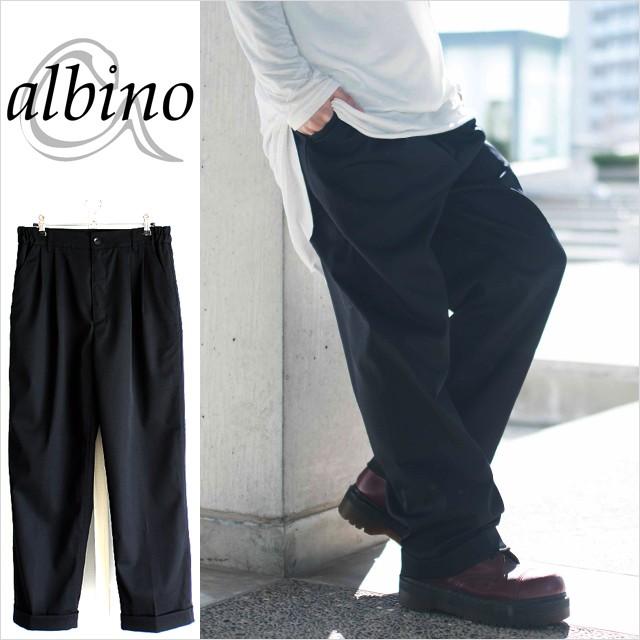 ワイドパンツ メンズ スラックス スーツ キレイめ モード系 日本製 国産 黒 ブラック オリジナル 個性的 中性的 ユニセックス レディース Antoniodomingo Es