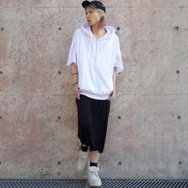 パーカー メンズ 半袖 スエット 春 夏 秋 冬 ビッグフード
