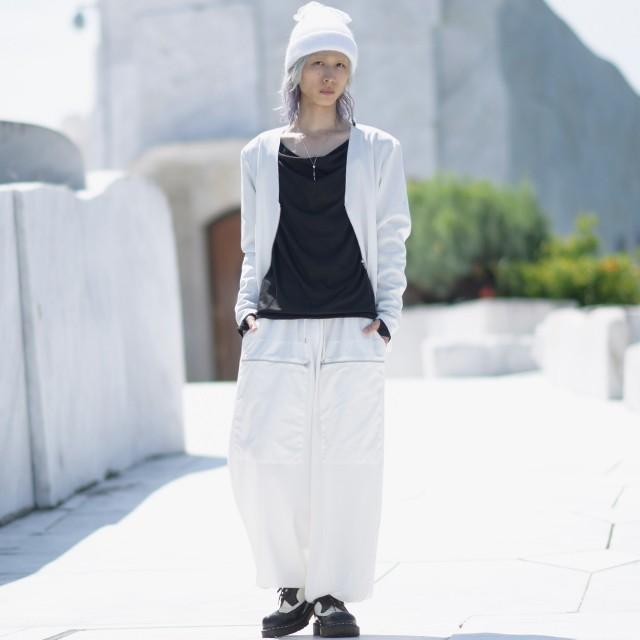 サルエルパンツ メンズ ワイドパンツ 袴パンツ モモンガパンツ モード