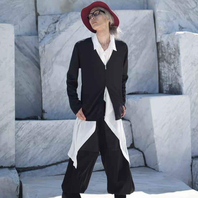 ロングシャツ メンズ ワンピース 長袖 ワンピシャツ シャツワンピ