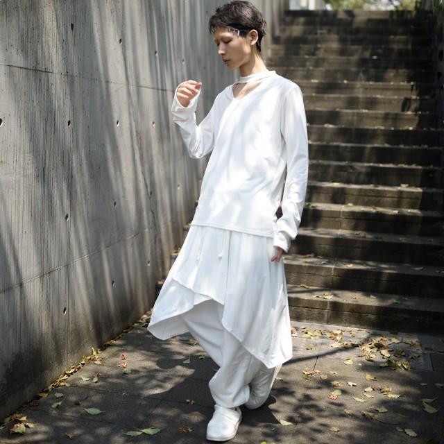 カットソー メンズ ベルスリーブ モード系 サロン系 日本製 国産