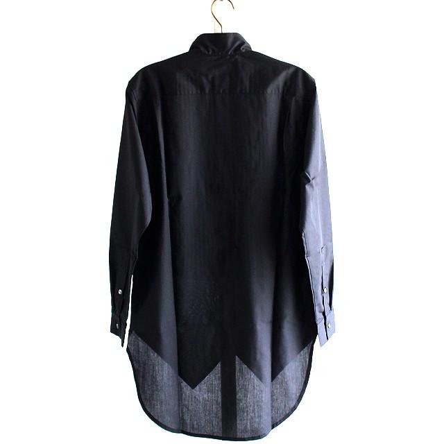 ドレスシャツ メンズ リボン 長袖 フォーマル 立ち襟シャツ キレイめ  