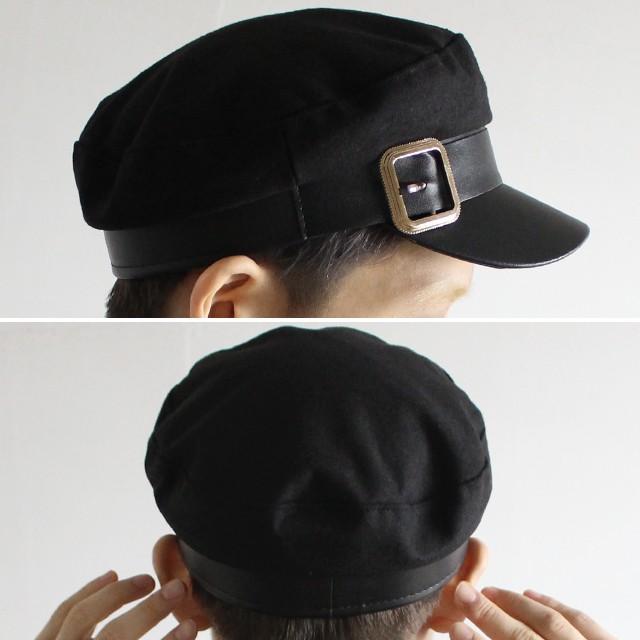 キャップ メンズ 帽子 ぼうし ミリタリー 軍帽 ゴシック ベルト モード系 ストリート 黒 ブラック 個性的 シンプル 中性的 ユニセックス レディース Albino 通販 Yahoo ショッピング