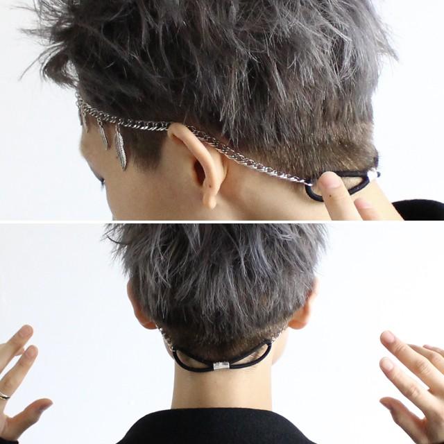 ヘッドピース ネックレス メンズ チョーカー 髪飾り シンプル シルバー 羽根 インディアン モチーフ モード系 アクセサリー 中性的 ユニセックス レディース Albino 通販 Yahoo ショッピング
