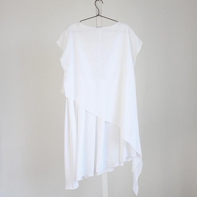 ワンピース カットソー メンズ チュニック ロング丈 ノースリーブ 重ね