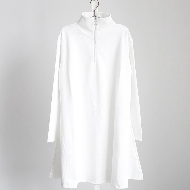 ワンピース メンズ ロング 長袖 モード系 チュニック ZIP ワンピース メンズ ロング 長袖 モード系 チュニック ZIP