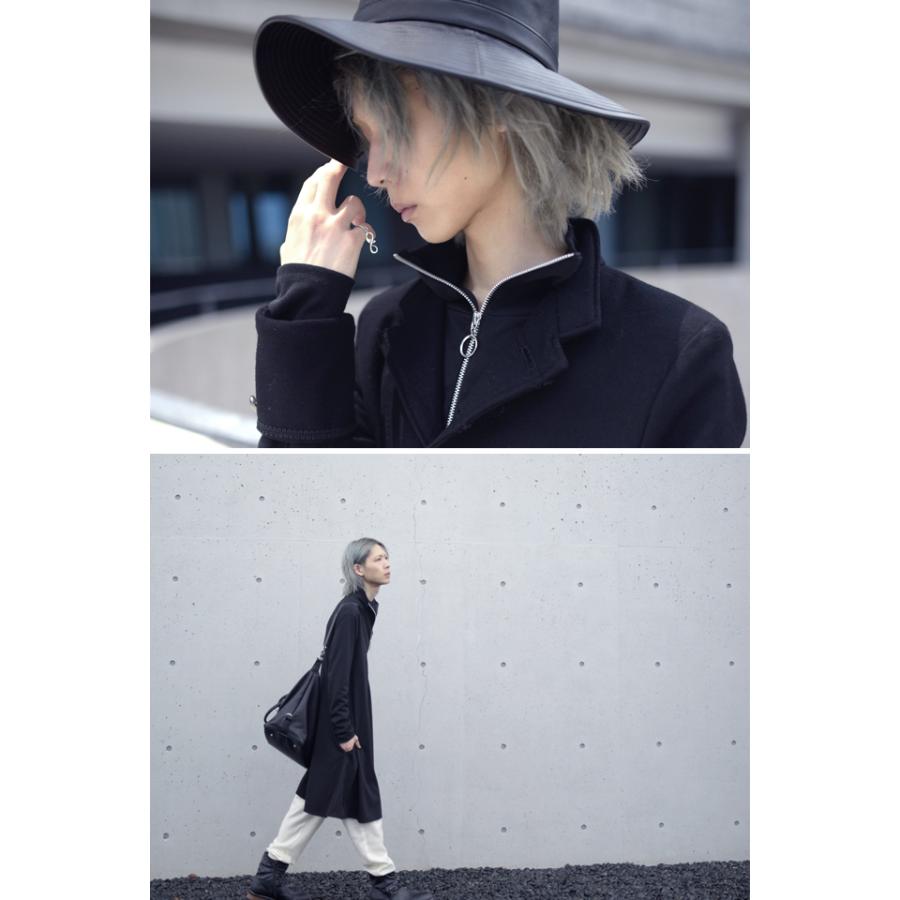 ワンピース メンズ ロング 長袖 モード系 チュニック ZIP