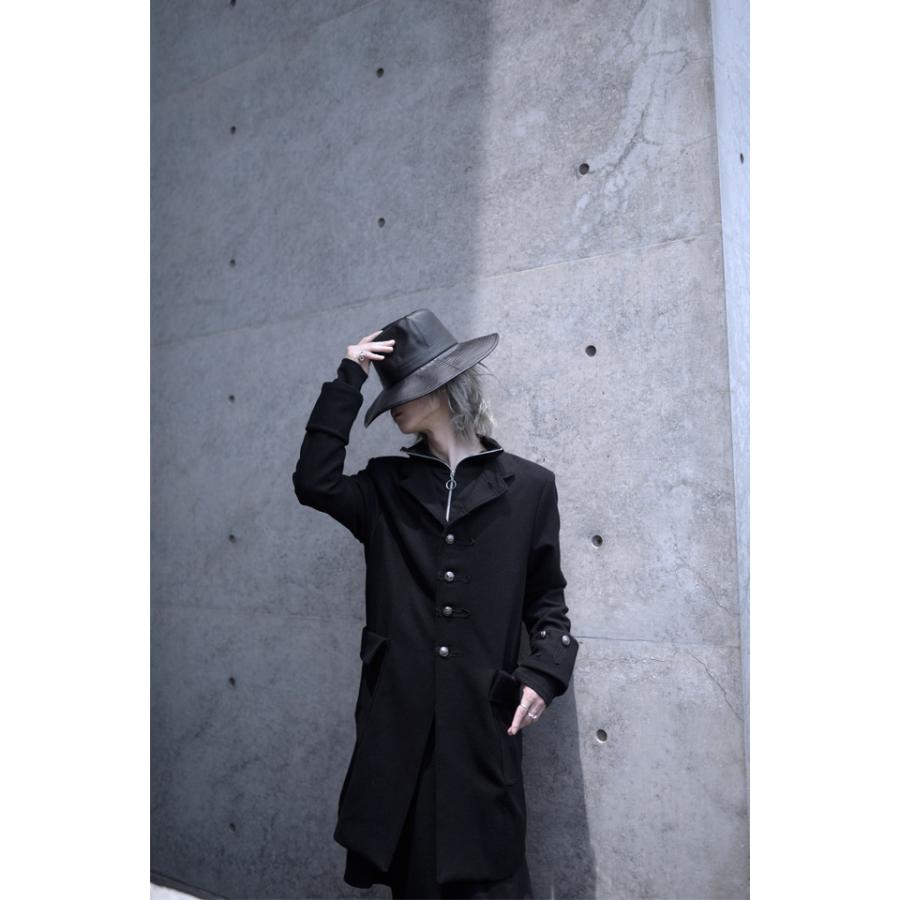 ウールコート メンズ 貴族 ロング ロイヤルコート ハイネック モード系 黒 ブラック 日本製 国産 個性的 オリジナル ブランド ユニセックス レディース 中性的 Albino 通販 Yahoo ショッピング