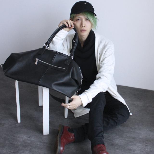 ボストンバッグ トートバッグ メンズ ショルダーバッグ フェイクレザー おしゃれ モード系 ブラック 黒 個性的 かばん 鞄 中性的 ユニセックス レディース Albino 通販 Yahoo ショッピング