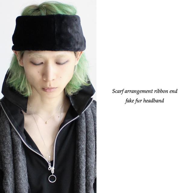 ヘアバンド メンズ フェイクファー エコファー ターバン スカーフ ネックウォーマー 冬 ブラック 黒 モード系 ブラック 個性的 中性的 ユニセックス レディース Albino 通販 Yahoo ショッピング