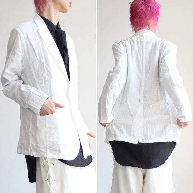 Mukii テーラードジャケット　ホワイト Mukii テーラードジャケット