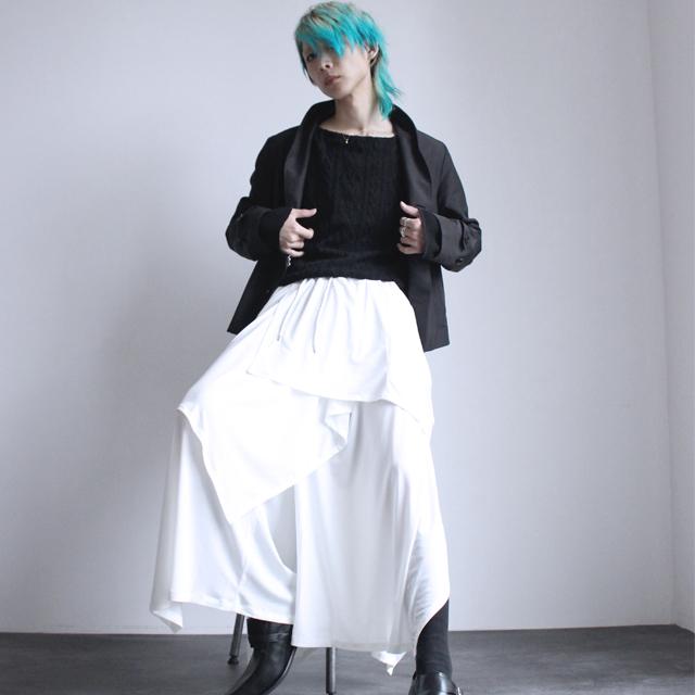 ワイドパンツ スカンツ 袴パンツ メンズ 巻きスカート ワイドパンツ スカンツ 袴パンツ メンズ 巻きスカート