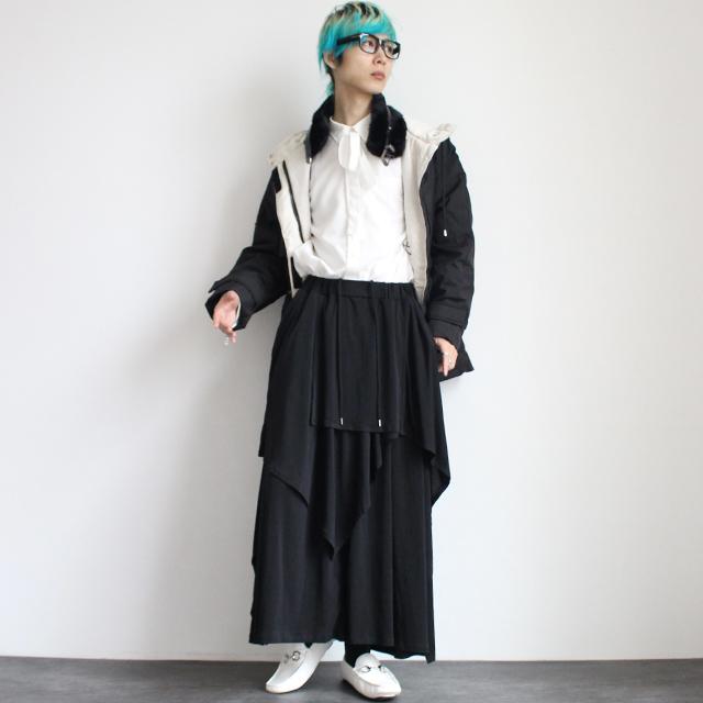 ワイドパンツ スカンツ 袴パンツ メンズ 巻きスカート ワイドパンツ スカンツ 袴パンツ メンズ 巻きスカート