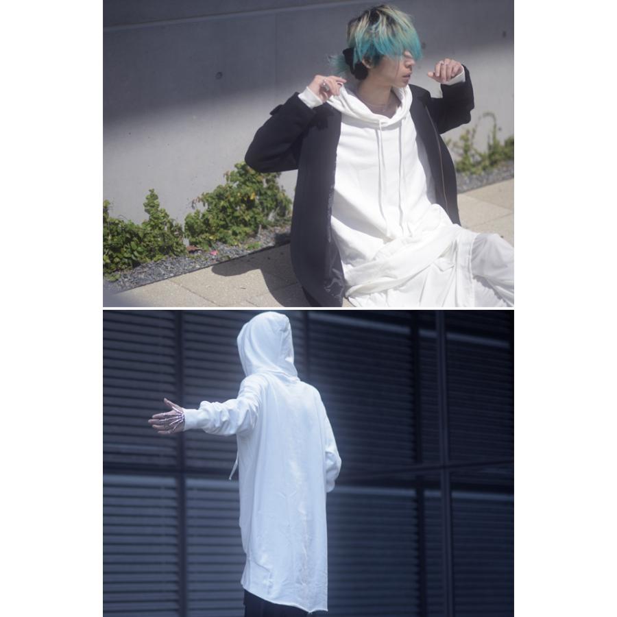 パーカー メンズ スエット ロングテール フード ビッグフード