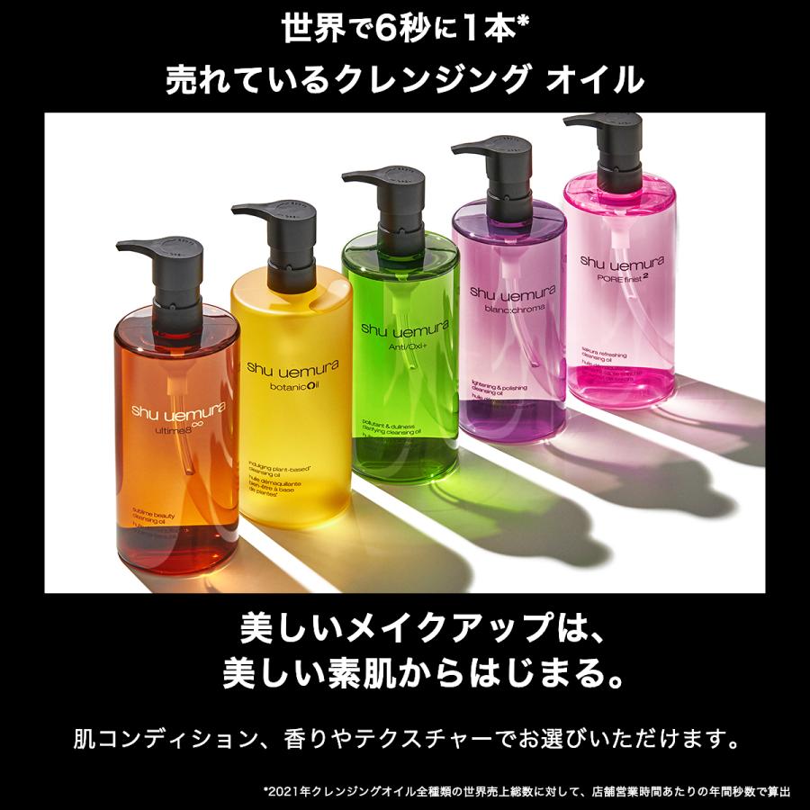 【メーカー公認】ボタニック クレンジング オイル  150ml / シュウ ウエムラ / メイク落とし リムーバー しっとり ダブル洗顔不要｜album-y｜07