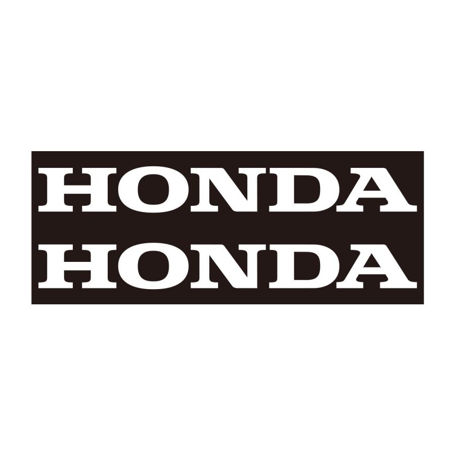 ホンダ ロゴ ステッカー HONDA Ｍサイズ ホワイト・ブラック・レッド ２枚入り 抜き文字タイプ  5HI905mop｜alcoco-plaza｜02