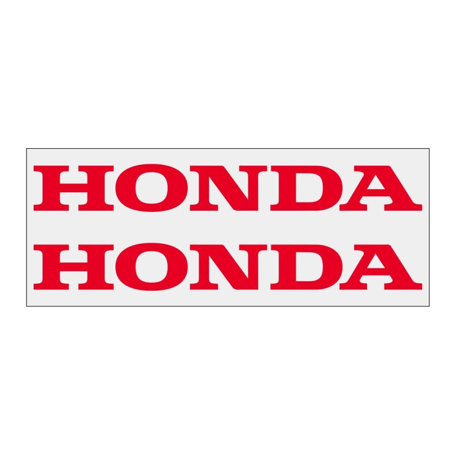 ホンダ ロゴ ステッカー HONDA Ｍサイズ ホワイト・ブラック・レッド ２枚入り 抜き文字タイプ  5HI905mop｜alcoco-plaza｜04