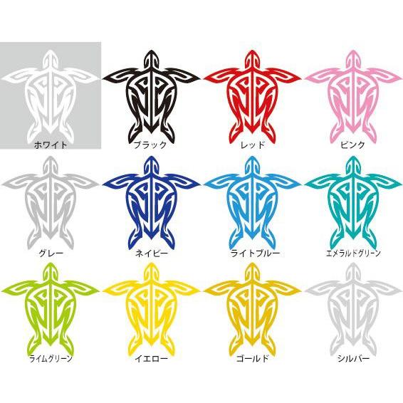 車 サーフボード オリジナル ハワイアン ホヌ 亀ステッカー 古典