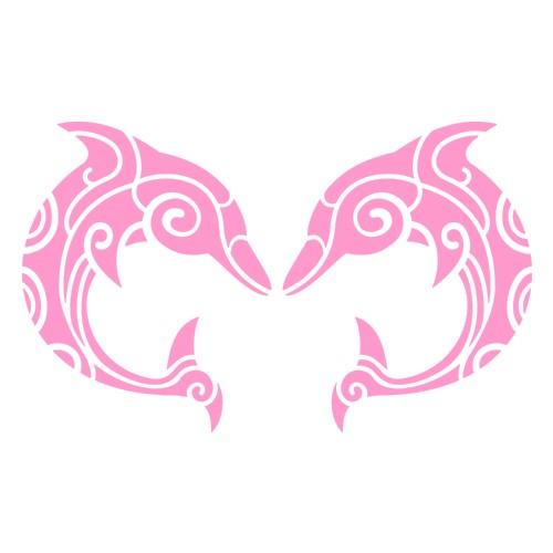 車 サーフボード オリジナル ハワイアン ステッカー 古典トライバル