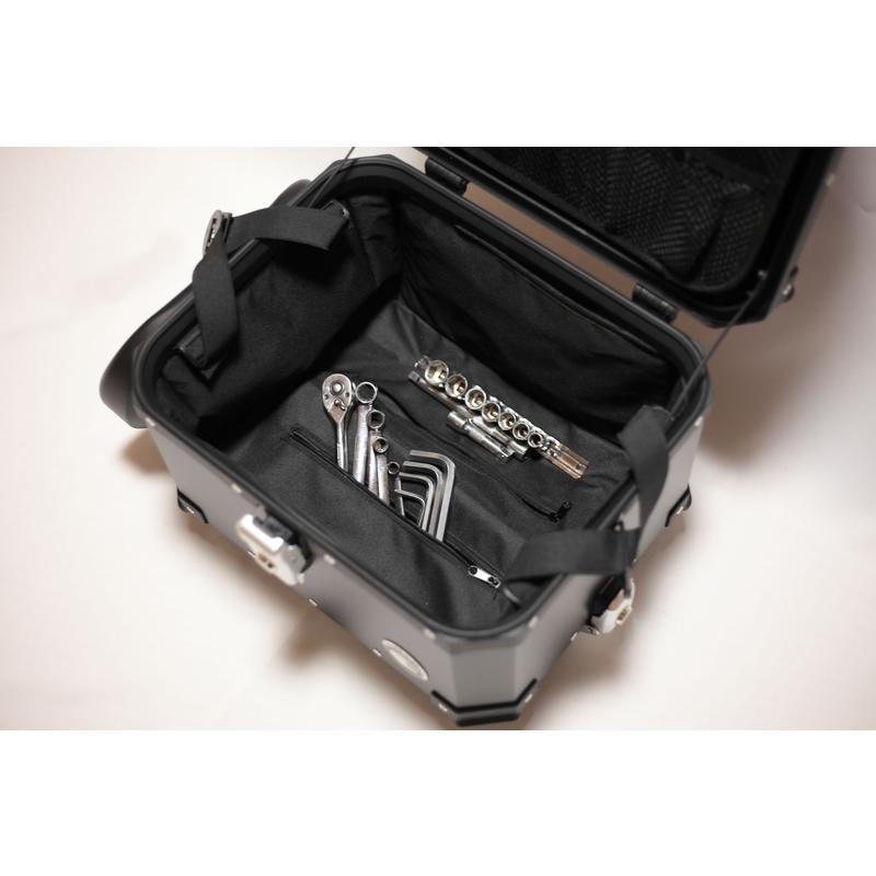 COOCASE クーケース バイク用 リア アルミ トップケース Q1 45L