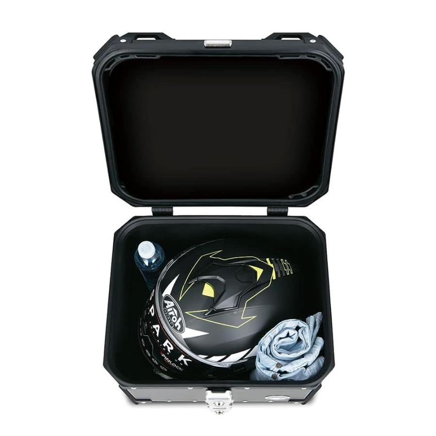 【新品】keyball44 トップケースマウント方式　黒仕様　フルフェイスケース COOCASE（クーケース） バイク用 アルミトップケース 45L ブラック