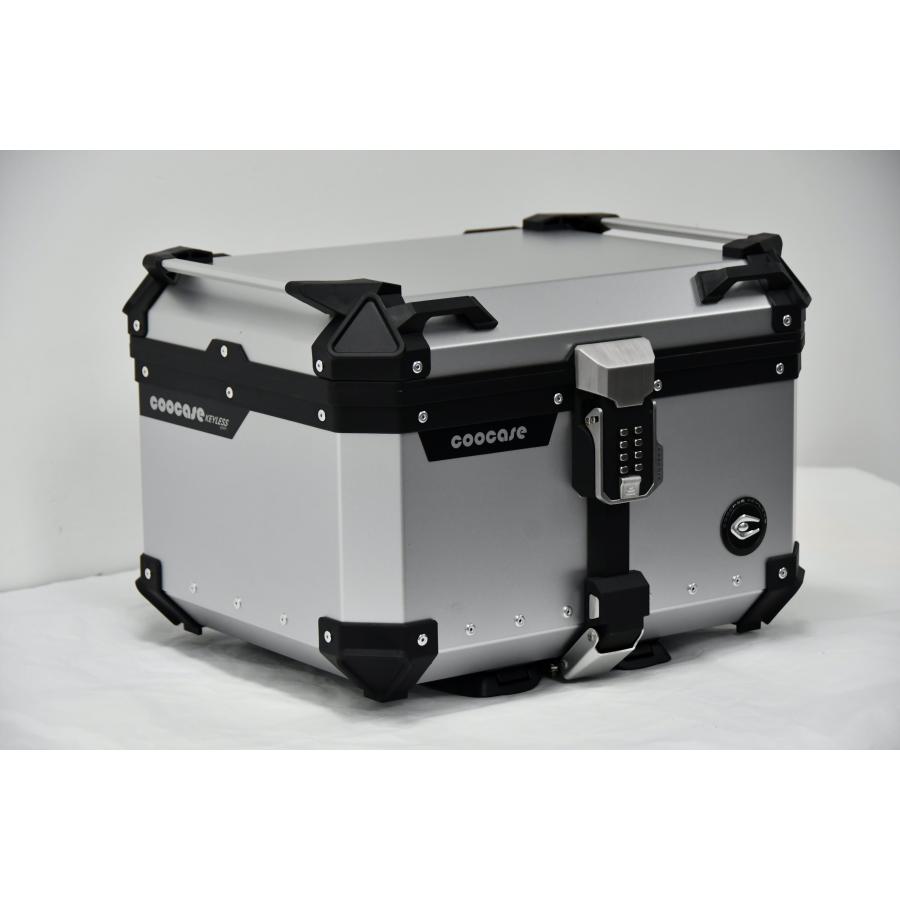 COOCASE（クーケース） バイク用 アルミトップケース 55L キーレス