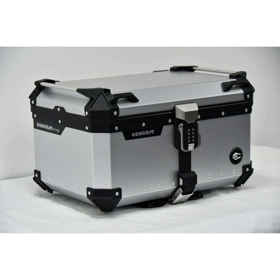 COOCASE（クーケース） バイク用 アルミトップケース 65L キーレス
