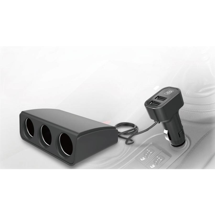 自動車用 シガーソケット Usb 2ポート 3連ソケット Max出力3 1a 12 24v車対応 Dl 45 Pro Dl 45 あるふぁここ プラザ店 通販 Yahoo ショッピング