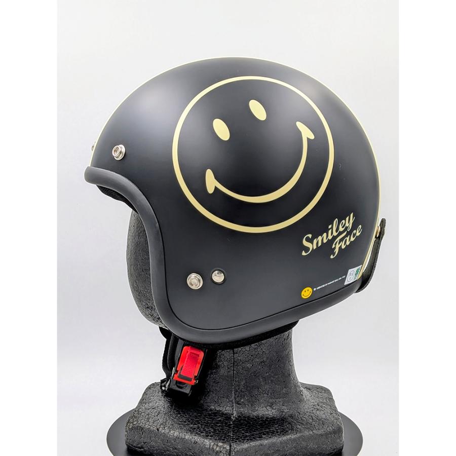 スマイリー godblinc ゴッドブリンク Smiley Face ジェットヘルメット