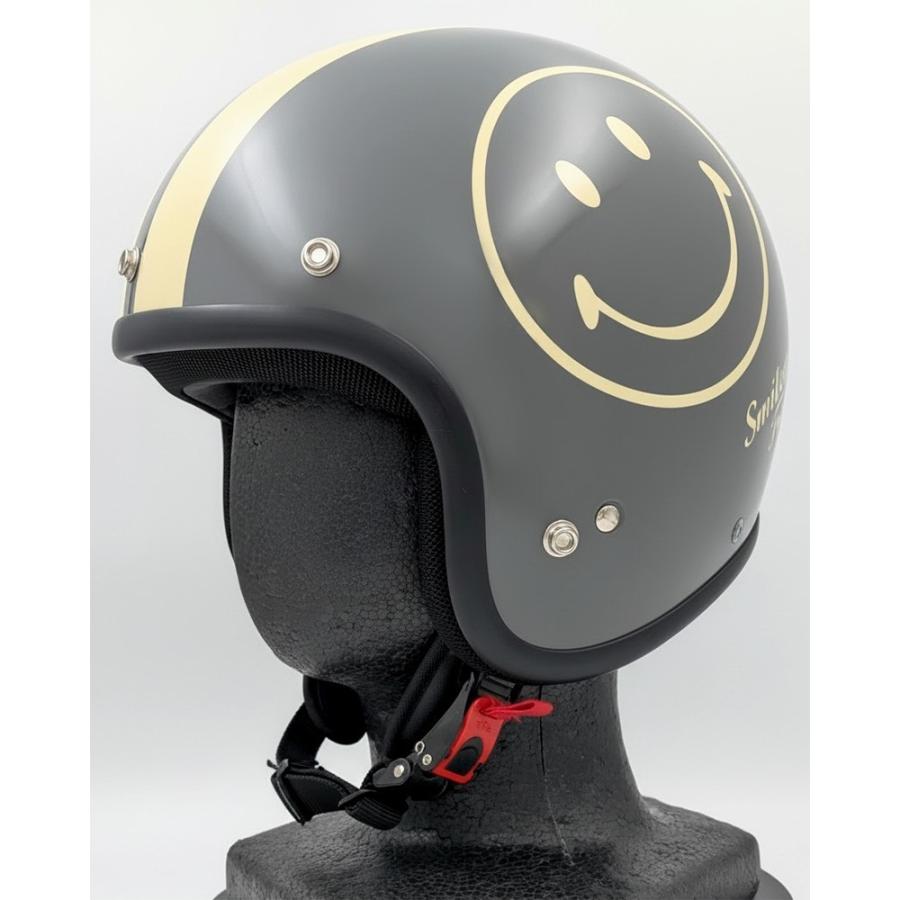 スマイリー godblinc ゴッドブリンク Smiley Face ジェットヘルメット