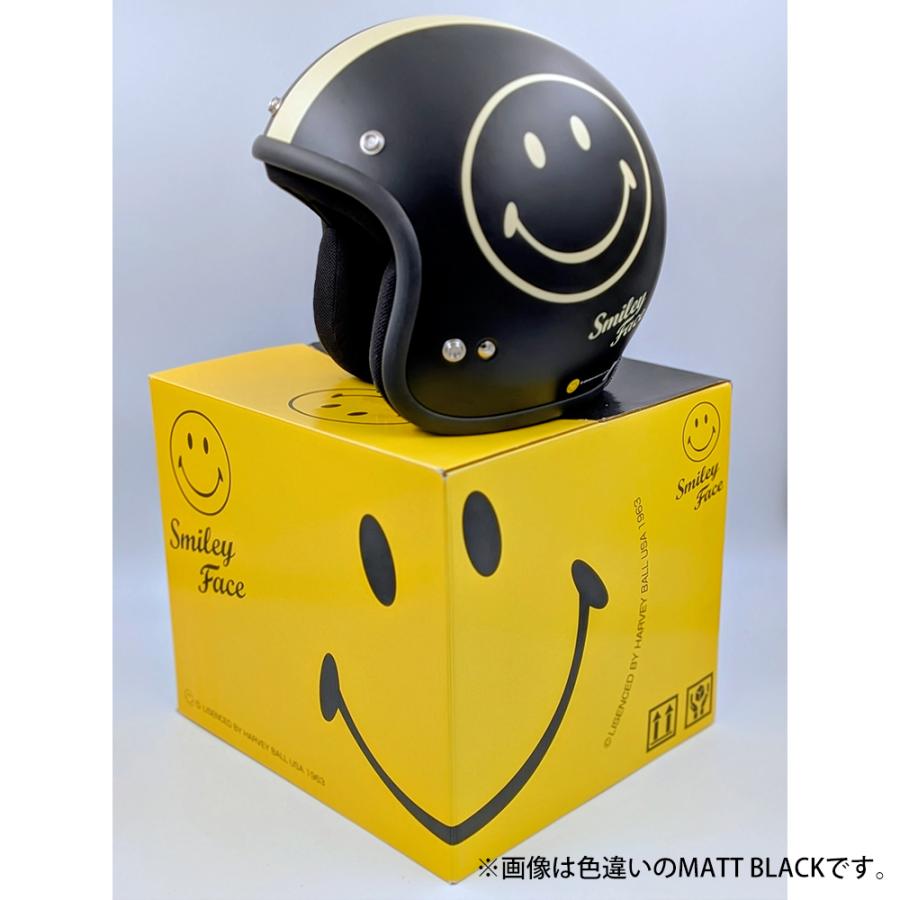 スマイリー godblinc ゴッドブリンク Smiley Face ジェットヘルメット