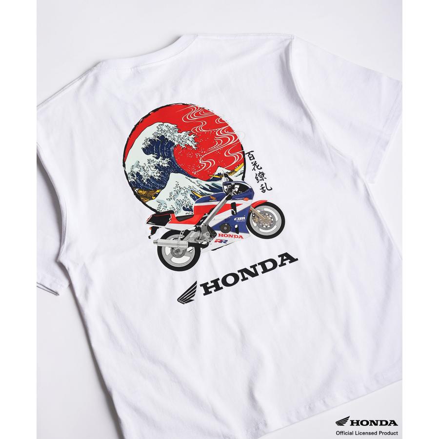 ホンダ（HONDA） HONDA×百花繚乱 Tシャツ 波×CBR400RR : あるふぁここ