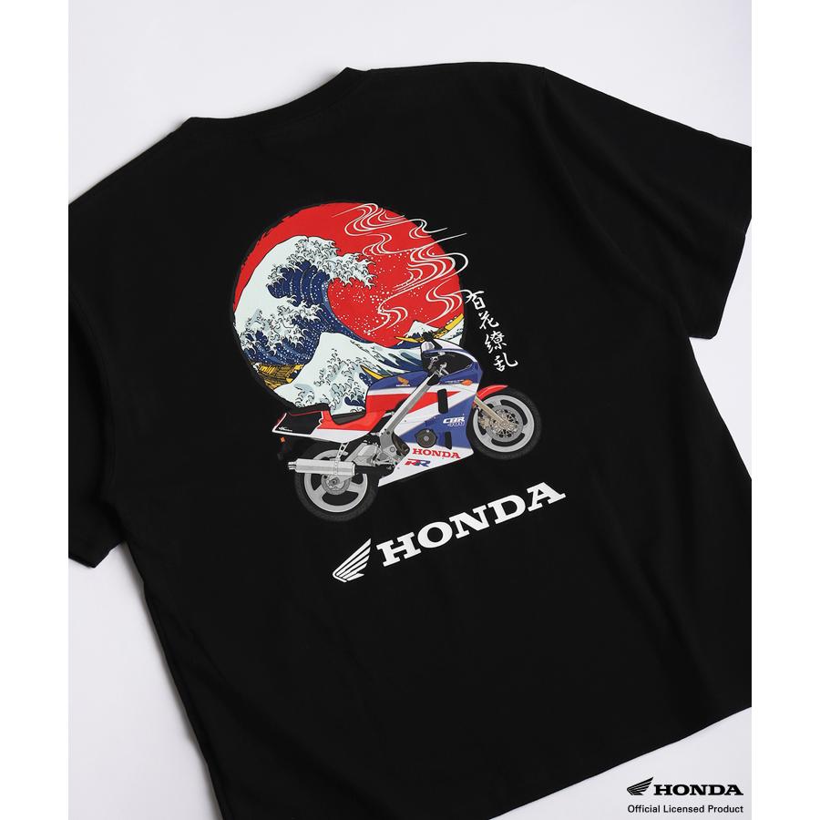 ホンダ（HONDA） HONDA×百花繚乱 Tシャツ 波×CBR400RR : あるふぁここ