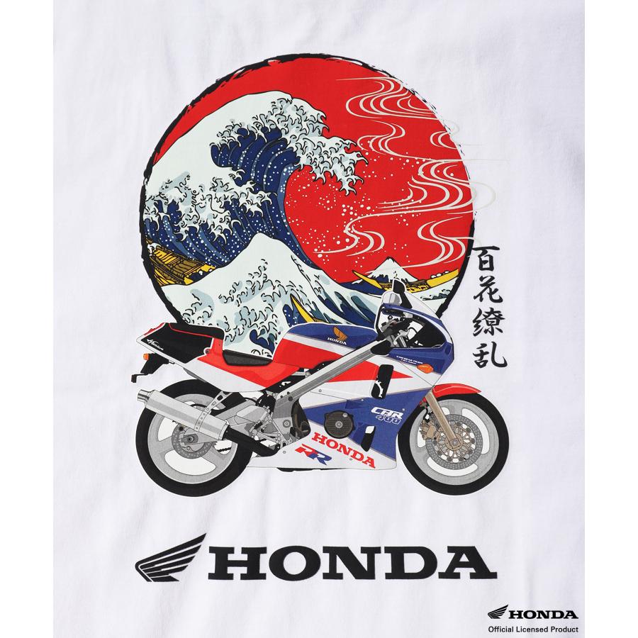 ホンダ（HONDA） HONDA×百花繚乱 Tシャツ 波×CBR400RR : あるふぁここ