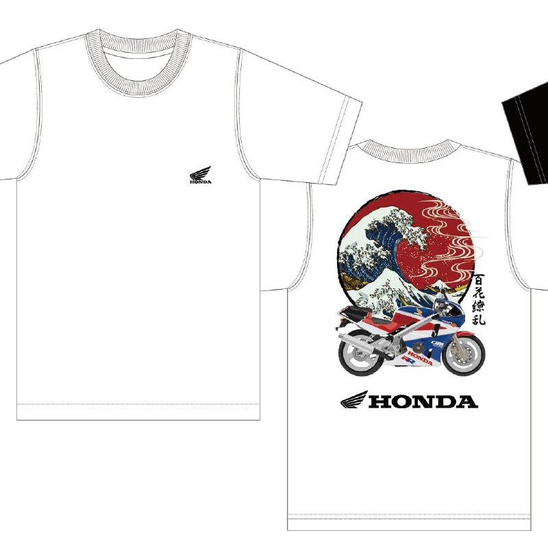 ホンダ（HONDA） HONDA×百花繚乱 Tシャツ 波×CBR400RR : あるふぁここ