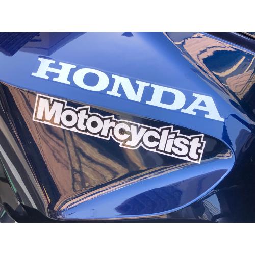 Motorcyclist モーターサイクリスト ステッカー ロゴアウトライン M