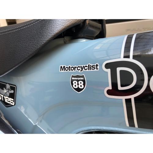 Motorcyclist モーターサイクリスト ステッカー 88エンブレム SS Motorcyclist モーターサイクリスト ステッカー 88エンブレム SS