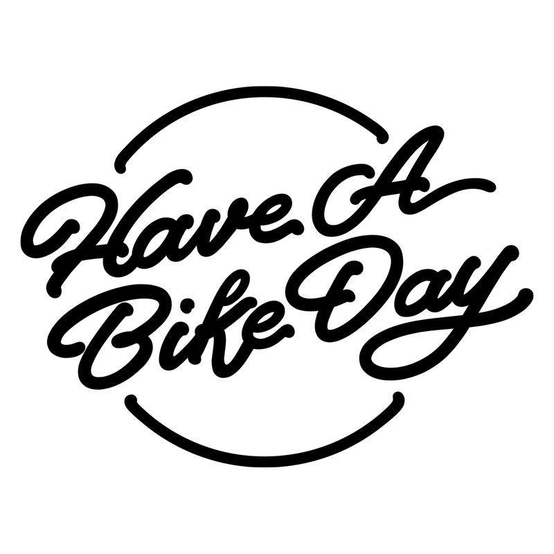 HAVE A BIKE DAY.ステッカー HABD NEON LOGO Sサイズ 抜き文字タイプ